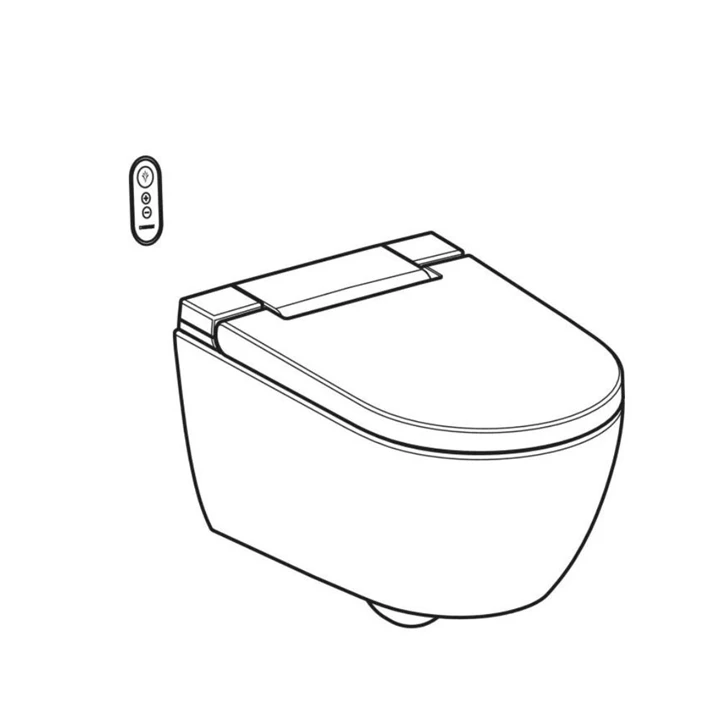 Geberit Geberit AquaClean Alba komplett higiéniai berendezés, fali WC 146.350.01.1 Geberit Geberit AquaClean Alba komplett higiéniai berendezés, fali WC 146.350.01.1