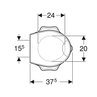 Geberit Bambini gyermek WC-ülőke támaszkodóval, teknősbéka design, fehér 573360000 Geberit Bambini gyermek WC-ülőke támaszkodóval, teknősbéka design, fehér 573360000