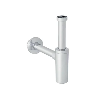 Geberit búraszifon mosdóhoz, hátsó kifolyású, d32mm, G1 1/4", fényes króm 151.034.21.1