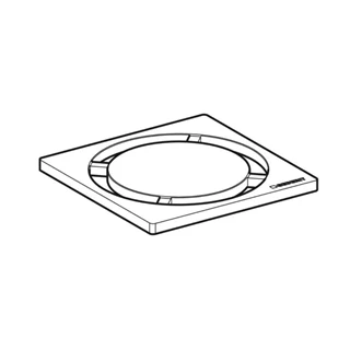 Geberit Circle formatervezett padlóösszefolyó-rács, 8 x 8 cm 154.311.00.1 Geberit Circle formatervezett padlóösszefolyó-rács, 8 x 8 cm 154.311.00.1