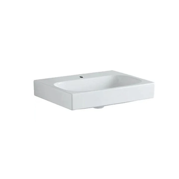 Geberit Citterio mosdó, 60x16x50cm, csaplyuk középen, túlfolyó nélkül, KeraTect® 500.544.01.1 Geberit Citterio mosdó, 60x16x50cm, csaplyuk középen, túlfolyó nélkül, KeraTect® 500.544.01.1