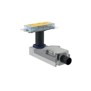 Geberit beépítőkészlet CleanLine zuhanyfolyókákhoz, az összefolyónál 90–220 mm esztrichmagassághoz, d50mm 154.150.00.1 Geberit beépítőkészlet CleanLine zuhanyfolyókákhoz, az összefolyónál 90–220 mm esztrichmagassághoz, d50mm 154.150.00.1