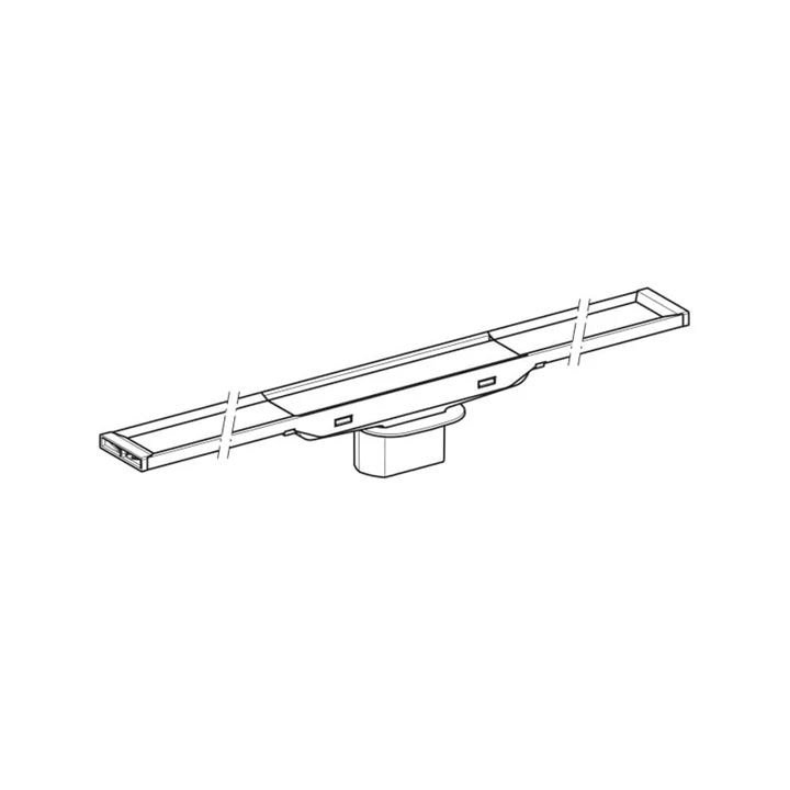 Geberit CleanLine20 zuhanyfolyóka, L30-130cm, fekete/rozsdamentes acél, korrózióálló szálcsiszolt 154.451.00.1 Geberit CleanLine20 zuhanyfolyóka, L30-130cm, fekete/rozsdamentes acél, korrózióálló szálcsiszolt 154.451.00.1