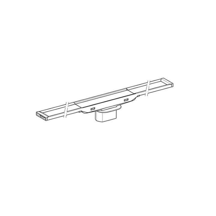 Geberit CleanLine20 zuhanyfolyóka, L30-130cm, rozsdamentes acél, korrózióálló szálcsiszolt acél 154.451.KS.1