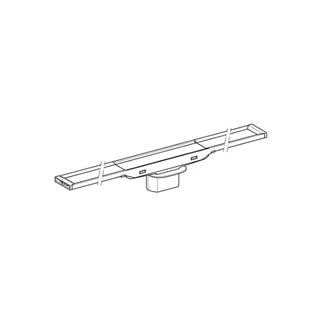 Geberit CleanLine20 zuhanyfolyóka, L30-90cm, rozsdamentes acél, korrózióálló szálcsiszolt acél 154.450.KS.1