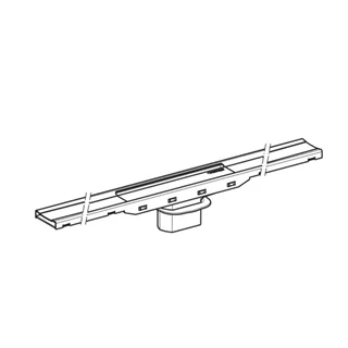 Geberit CleanLine80 zuhanyfolyóka, L30-130cm, feketekróm/políroztt, easy-to-clean bevonat 154.441.QC.1 Geberit CleanLine80 zuhanyfolyóka, L30-130cm, feketekróm/políroztt, easy-to-clean bevonat 154.441.QC.1