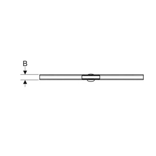 Geberit CleanLine80 zuhanyfolyóka, L30-130cm, feketekróm/políroztt, easy-to-clean bevonat 154.441.QC.1 Geberit CleanLine80 zuhanyfolyóka, L30-130cm, feketekróm/políroztt, easy-to-clean bevonat 154.441.QC.1