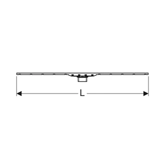 Geberit CleanLine80 zuhanyfolyóka, L30-130cm, feketekróm/políroztt, easy-to-clean bevonat 154.441.QC.1 Geberit CleanLine80 zuhanyfolyóka, L30-130cm, feketekróm/políroztt, easy-to-clean bevonat 154.441.QC.1