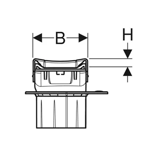 Geberit CleanLine80 zuhanyfolyóka, L30-130cm, feketekróm/políroztt, easy-to-clean bevonat 154.441.QC.1 Geberit CleanLine80 zuhanyfolyóka, L30-130cm, feketekróm/políroztt, easy-to-clean bevonat 154.441.QC.1