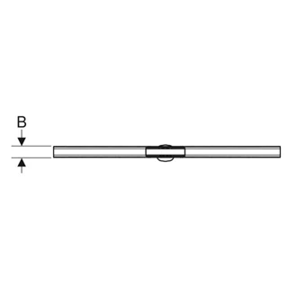 Geberit CleanLine80 zuhanyfolyóka 154.442.KS.1 Geberit CleanLine80 zuhanyfolyóka 154.442.KS.1