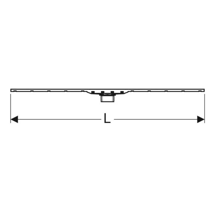 Geberit CleanLine80 zuhanyfolyóka 154.442.KS.1