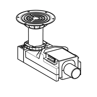 Geberit padlóösszefolyó épített zuhanyzókhoz, 114–240 mm esztrichmagassághoz, d50mm 154.055.00.1 Geberit padlóösszefolyó épített zuhanyzókhoz, 114–240 mm esztrichmagassághoz, d50mm 154.055.00.1