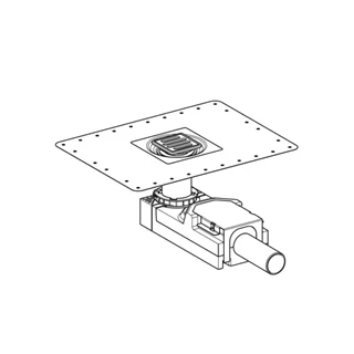Geberit padlóösszefolyó épített zuhanyzókhoz, az összefolyónál 65–90 mm esztrichmagassághoz, d40mm 154.052.00.1 Geberit padlóösszefolyó épített zuhanyzókhoz, az összefolyónál 65–90 mm esztrichmagassághoz, d40mm 154.052.00.1