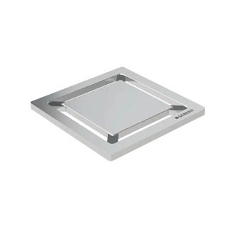 Geberit Square formatervezett padlóösszefolyó-rács, 8 x 8 cm 154.312.00.1