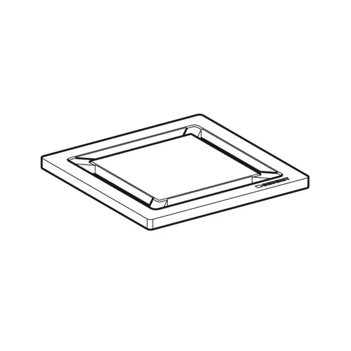 Geberit Square formatervezett padlóösszefolyó-rács, 8 x 8 cm 154.312.00.1