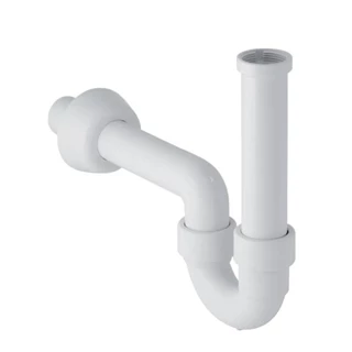 Geberit csőszifon mosdóhoz és bidéhez, hátsó kifolyású, d40mm, G1 1/4", alpin fehér 151.100.11.1
