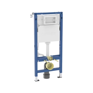 Geberit DuofixBasic fali WC szerelőelemek, Delta 12 cm-es falsík alatti öblítőtartállyal 458.103.00.2