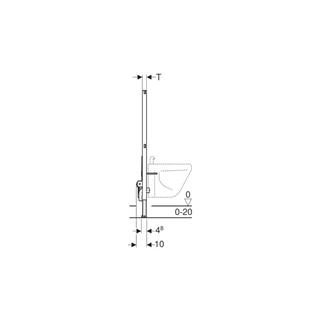 Geberit Duofix bidé szerelőelem, 112 cm, univerzális, 50x10cm 111.510.00.1 Geberit Duofix bidé szerelőelem, 112 cm, univerzális, 50x10cm 111.510.00.1