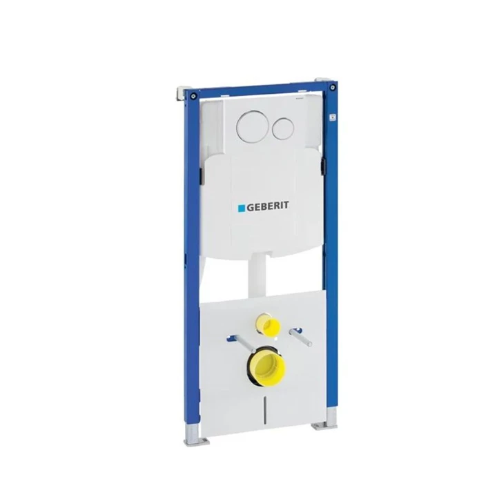 Geberit Duofix fali WC szerelőelem, 112 cm, Sigma 12 cm-es falsík alatti öblítőtartállyal, Sigma20 működtetőlappal 111.3