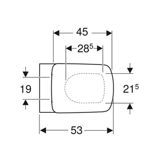 Geberit Duofix fali WC-szerelőelem készlet, 112 cm, Delta 12 cm-es falsík al. öbl.tart., Delta20 m.lap és S. Square WC 1