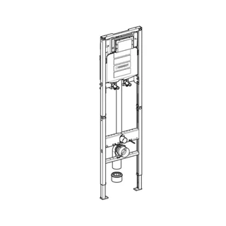 Geberit Duofix szerelőelem kiöntőhöz öblítőtart.csatl.val, 175 cm, Sigma f.al. öbl.tart. 12 cm, falon kív. csaptelephez Geberit Duofix szerelőelem kiöntőhöz öblítőtart.csatl.val, 175 cm, Sigma f.al. öbl.tart. 12 cm, falon kív. csaptelephez