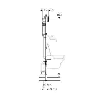 Geberit Duofix szerelőelem kiöntőhöz öblítőtart.csatl.val, 175 cm, Sigma f.al. öbl.tart. 12 cm, falon kív. csaptelephez Geberit Duofix szerelőelem kiöntőhöz öblítőtart.csatl.val, 175 cm, Sigma f.al. öbl.tart. 12 cm, falon kív. csaptelephez
