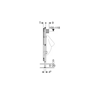 Geberit Duofix vizelde elem, 112–130 cm, univerzális 111.616.00.1 Geberit Duofix vizelde elem, 112–130 cm, univerzális 111.616.00.1