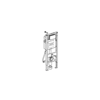 Geberit Duofix fali WC szerelőelem, 112 cm, Sigma 12 cm-es falsík alatti öblítőtartállyal, akadálymentes 111.350.00.5