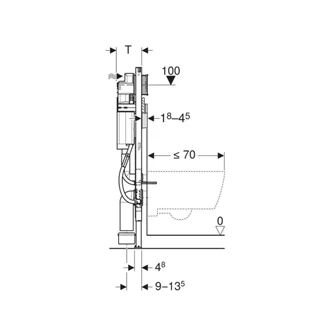 Geberit Duofix fali WC szerelőelem, 112 cm, Sigma 12 cm-es falsík alatti öblítőtartállyal, akadálymentes, kapaszkodókhoz Geberit Duofix fali WC szerelőelem, 112 cm, Sigma 12 cm-es falsík alatti öblítőtartállyal, akadálymentes, kapaszkodókhoz