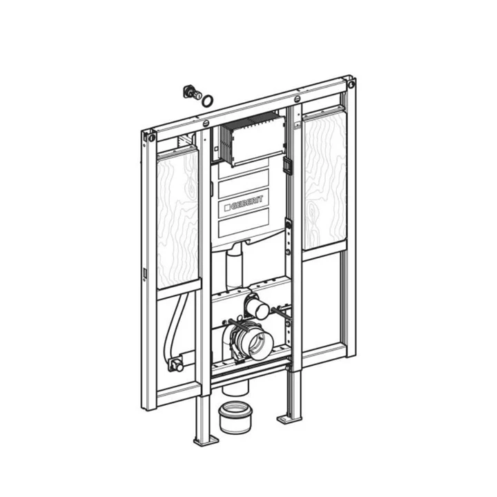 Geberit Duofix fali WC szerelőelem, 112 cm, Sigma 12 cm-es falsík alatti öblítőtartállyal, akadálymentes, kapaszkodókhoz Geberit Duofix fali WC szerelőelem, 112 cm, Sigma 12 cm-es falsík alatti öblítőtartállyal, akadálymentes, kapaszkodókhoz
