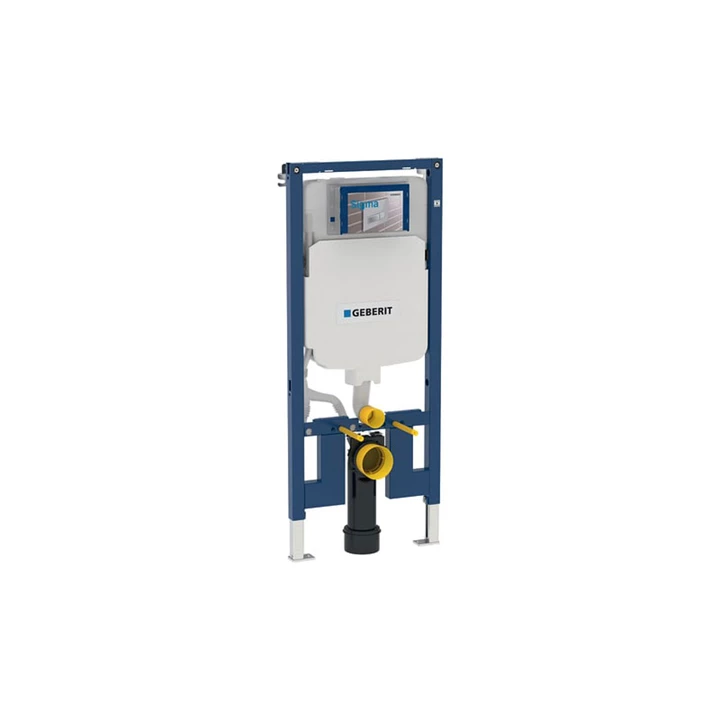 Geberit Duofix fali WC szerelőelem, 114 cm, Sigma 8 cm-es falsík alatti öblítőtartállyal 111.796.00.1