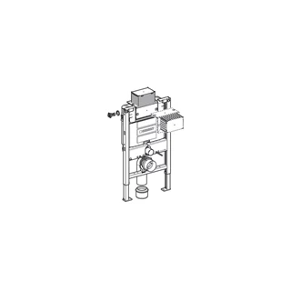 Geberit Duofix fali WC szerelőelem, 82 cm, Omega 12 cm-es falsík alatti öblítőtartállyal 111.003.00.1