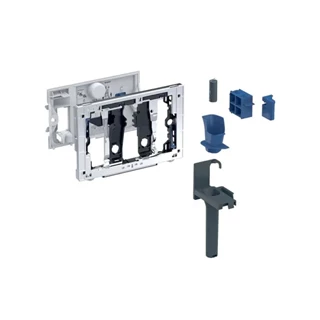 Geberit bedobónyílás DuoFresh tablettához, Sigma 12 cm falsík alatti tartályhoz, antracit szürke RAL7016 115.062.BZ.1