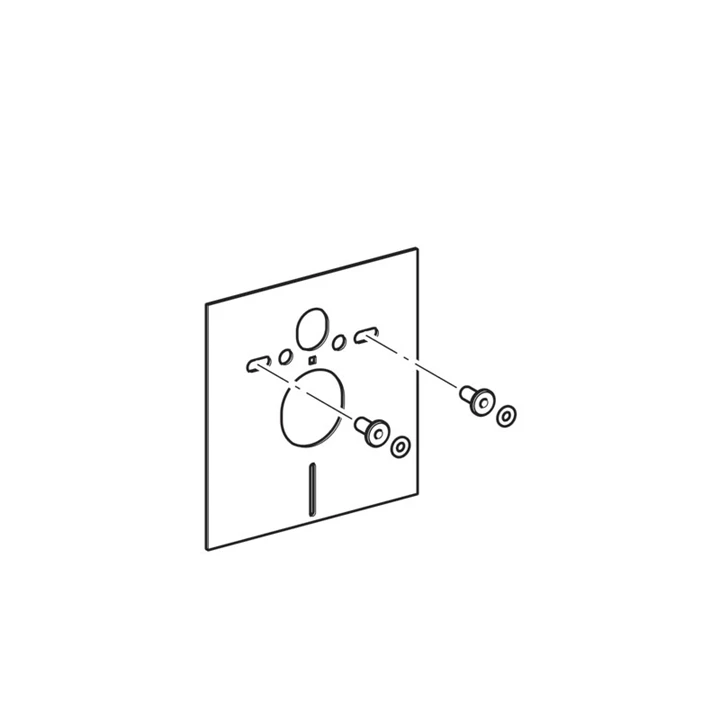 Geberit zajcsökkentő készlet fali WC-hez 156.050.00.1