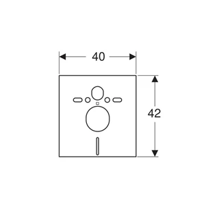 Geberit zajcsökkentő készlet fali WC-hez 156.050.00.1