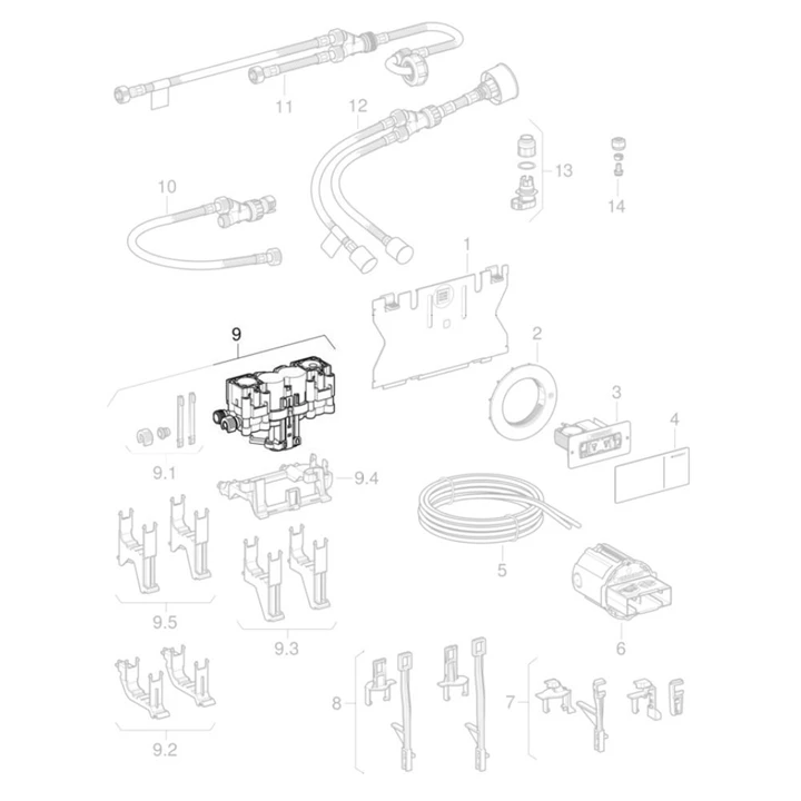 Geberit hidraulikus szervoemelő, 1-6 bar 242.820.00.1 Geberit hidraulikus szervoemelő, 1-6 bar 242.820.00.1