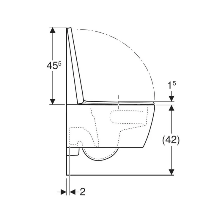 Geberit iCon fali WC mélyöblítésű készlet, zárt forma, TurboFlush, WC-ülőkével 503.046.00.1 Geberit iCon fali WC mélyöblítésű készlet, zárt forma, TurboFlush, WC-ülőkével 503.046.00.1