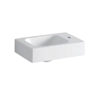 Geberit iCon kézmosó, 38x13.5x28cm, csaplyuk jobb oldalt, túlfolyó nélkül 124736000 Geberit iCon kézmosó, 38x13.5x28cm, csaplyuk jobb oldalt, túlfolyó nélkül 124736000