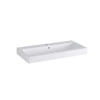 Geberit iCon mosdó, 90x16x48.5cm, csaplyuk középen, túlfolyóval 124090000 Geberit iCon mosdó, 90x16x48.5cm, csaplyuk középen, túlfolyóval 124090000