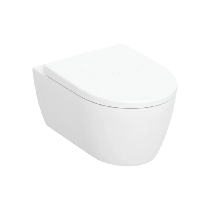 Geberit Geberit iCon fali wc készlet, mélyöblítésű, zárt forma, Rimfree, WC-ülőkével  501.664.00.1