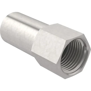 Geberit Mapress rozsdamentes acél BM átmeneti idom, sima csővéggel, d22, Rp1/2" 33846