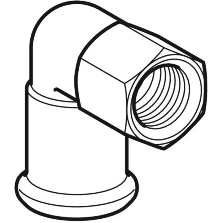 Geberit Mapress szénacél 90°-os BM könyök, d28, Rp3/4" 21661