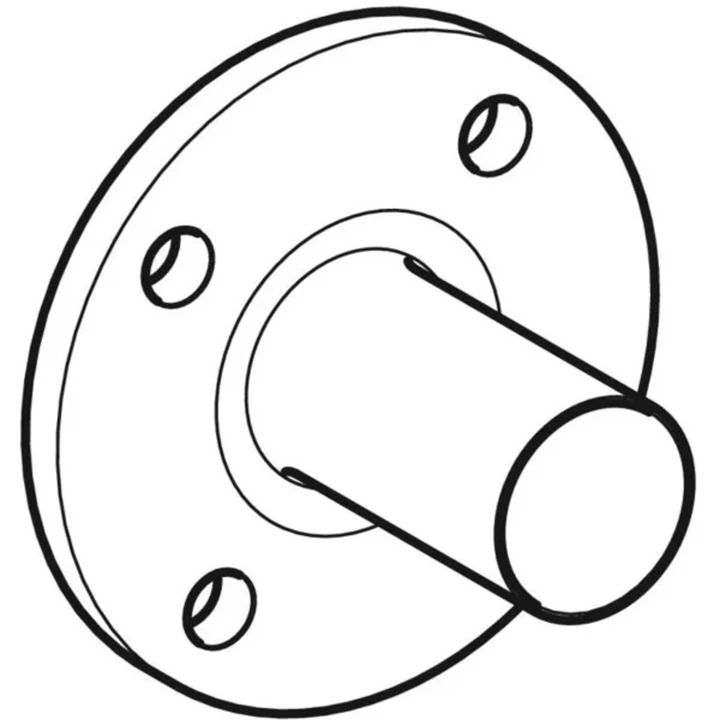 Geberit Mapress szénacél PN 10/16 karima, egyenes csővéggel, DN40, d42/39 23787