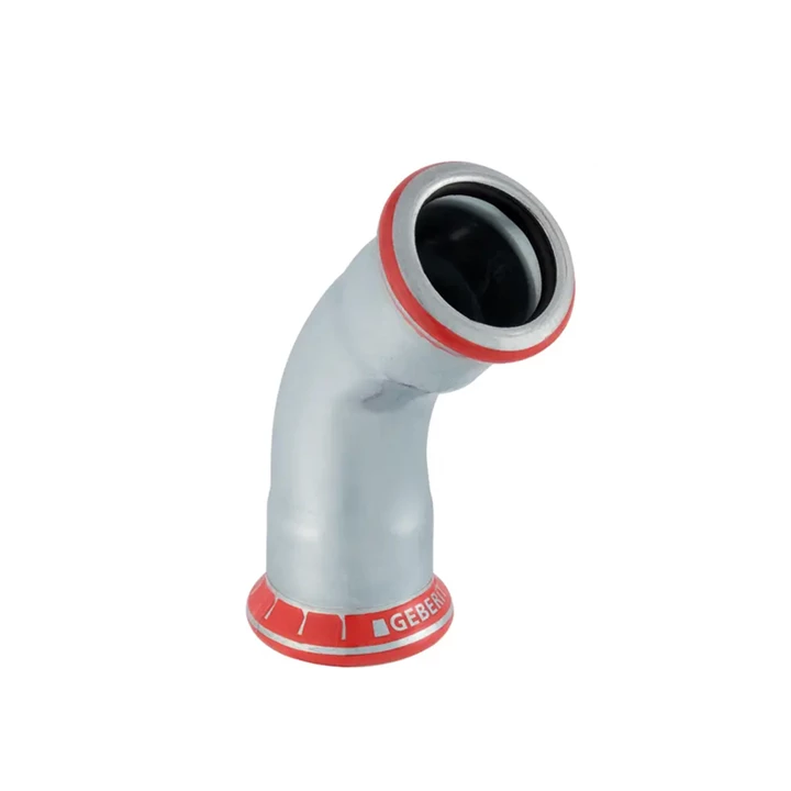 Geberit Mapress szénacél ívidom, 45°, d54 23608