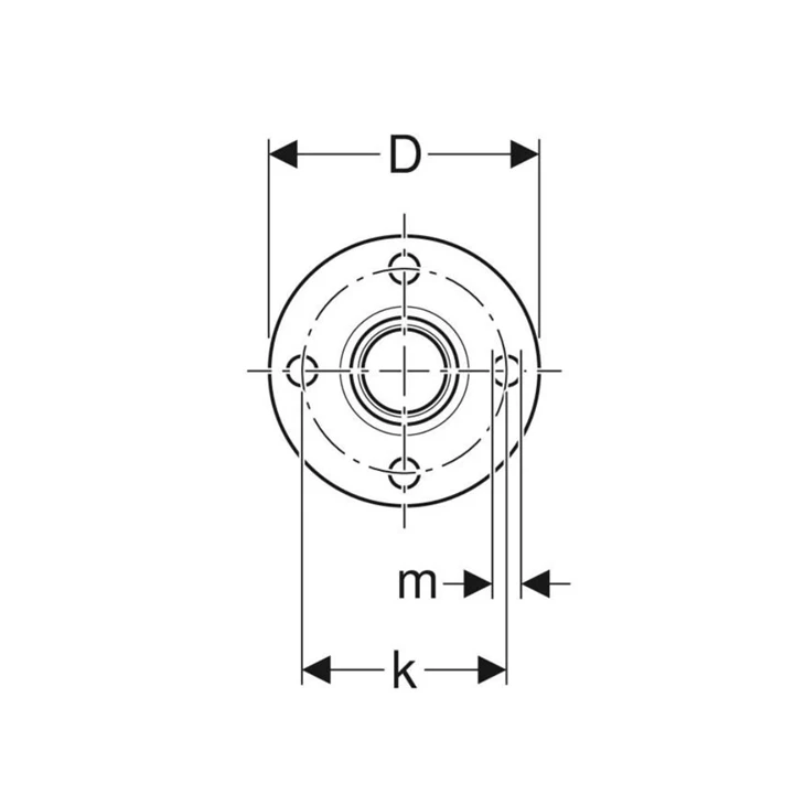 Geberit Mapress szénacél PN 10/16 karima, présvéggel, DN50, d54/51 23758 Geberit Mapress szénacél PN 10/16 karima, présvéggel, DN50, d54/51 23758