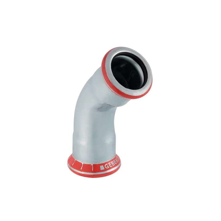 Geberit Mapress szénacél ívidom, 45°, d76.1 20609