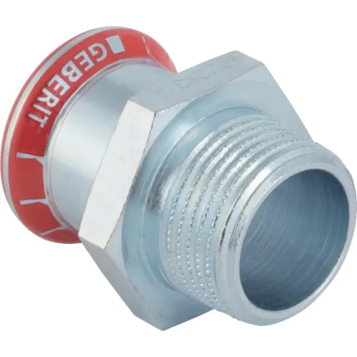 Geberit Mapress szénacél KM átmeneti idom, d76.1, R2 1/2" 21713