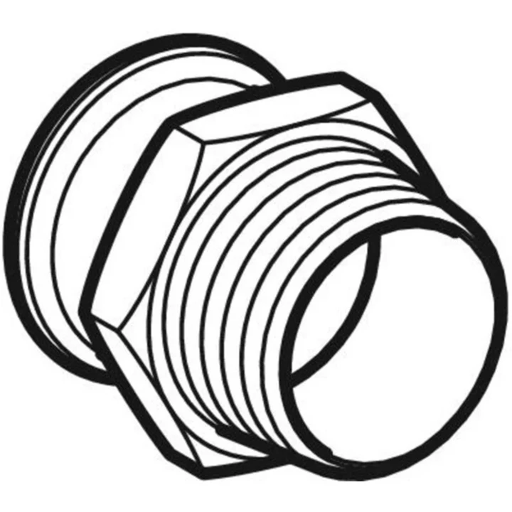Geberit Mapress szénacél KM átmeneti idom, d76.1, R2 1/2" 21713