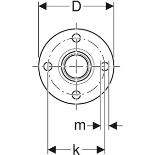 Geberit Mapress szénacél PN 10/16 karima, présvéggel, DN65, d76.1/72 23759