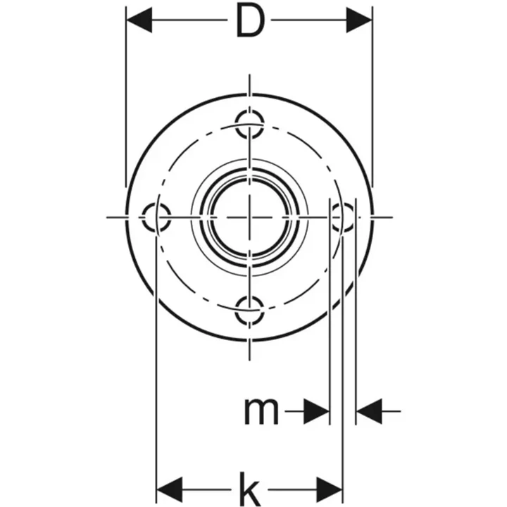 Geberit Mapress szénacél PN 10/16 karima, présvéggel, DN65, d76.1/72 23759